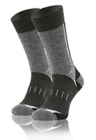 Wollsocken Trekking Winter Grau Mehrfarbig