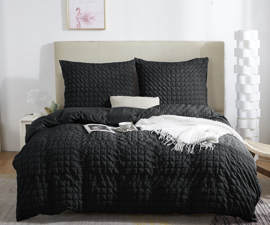 Bettwäsche Creasy Schwarz