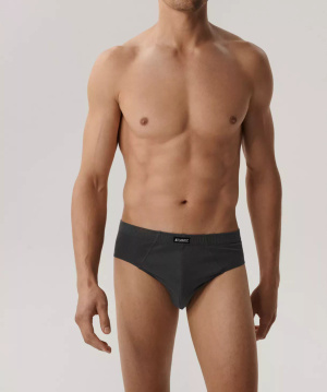 Herren-Slips Serie 3BMP-006 Grau/Schwarz/Weiß