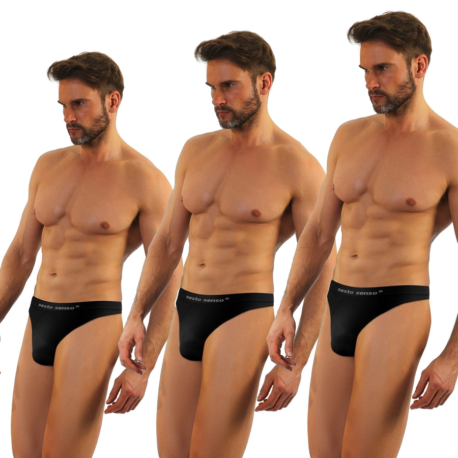 Herren-Strings CL13 Schwarz