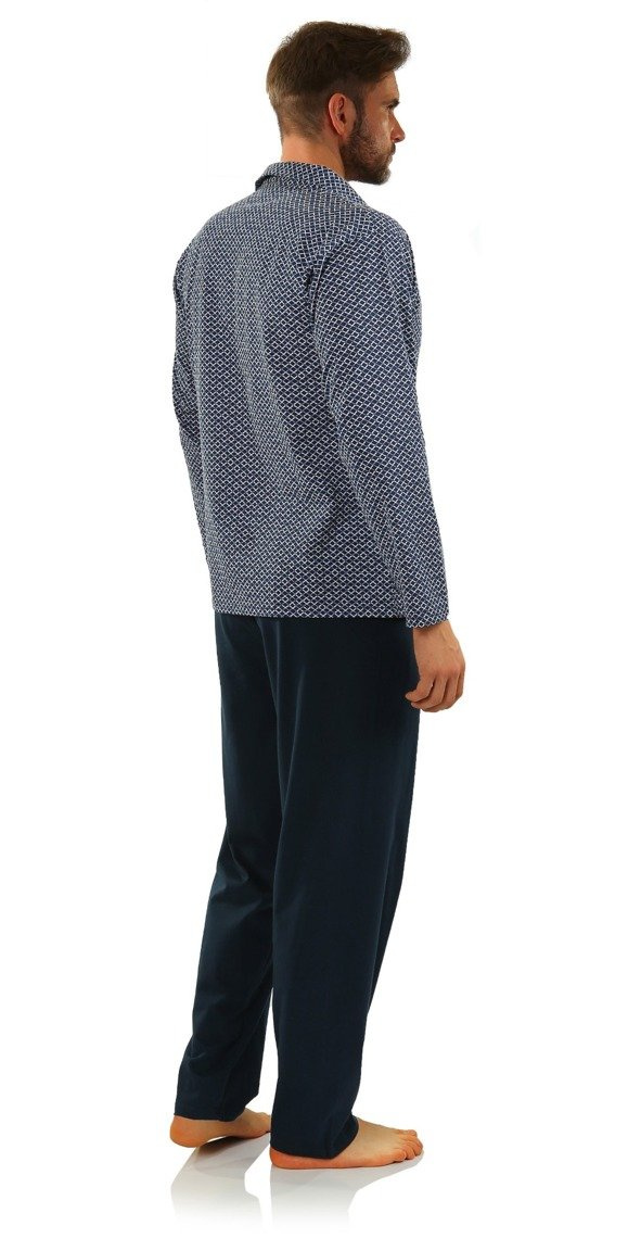 Herren-Schlafanzug Serie Blau