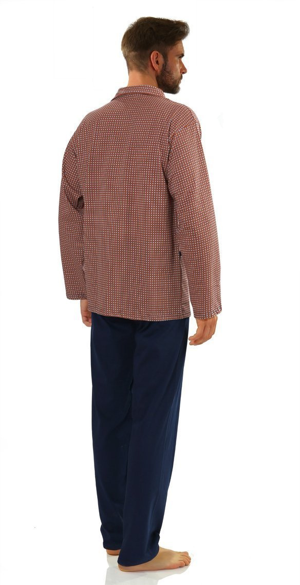 Herren-Schlafanzug Serie Blau