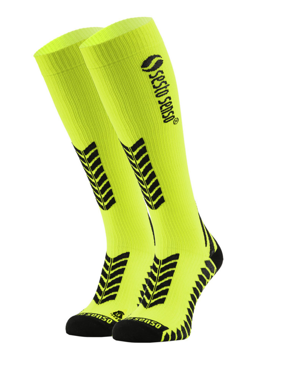 Șosete sport lungi de compresie Seria Galbene