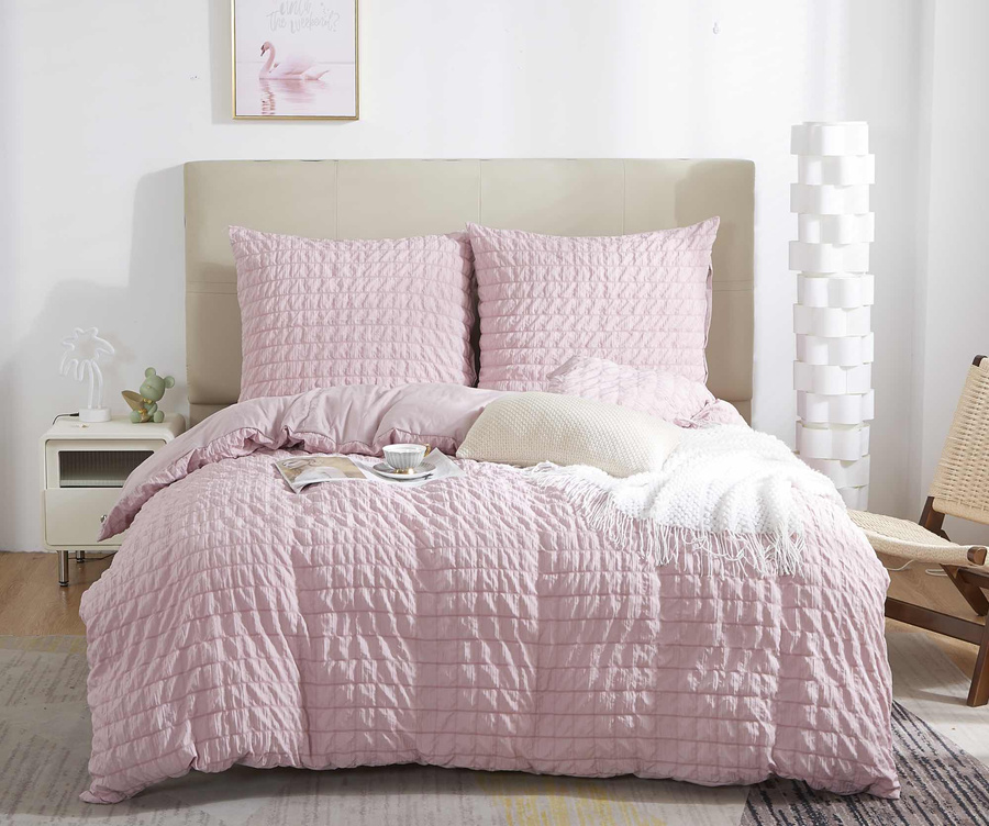 Bettwäsche Creasy Puderrosa