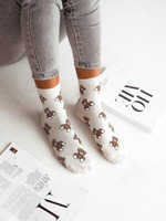 Damen Socken Serie Gemustert 200 ecru