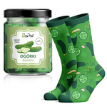 Skarpety Damskie / Męskie w Słoiku na prezent Marihuana