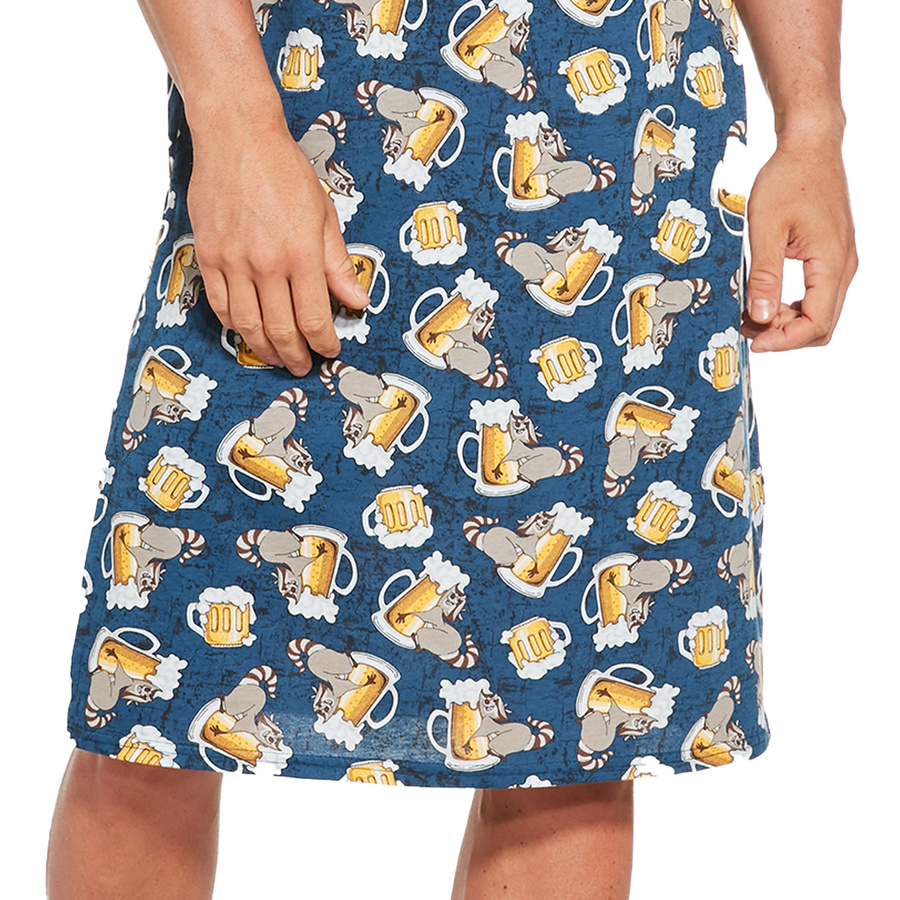 Nachthemd Männlich Serie 109 Blau