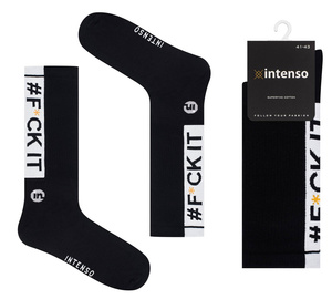 super RETRO-Socken mit Aufschriften für ihn FUCK IT