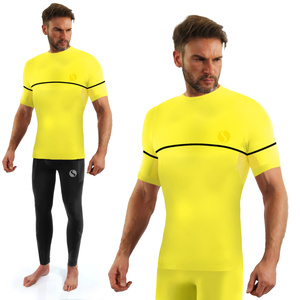 Kurzarmshirt Dryarn Gelb