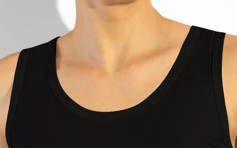 Ärmelloses Herrenunterhemd Cobra Schwarz