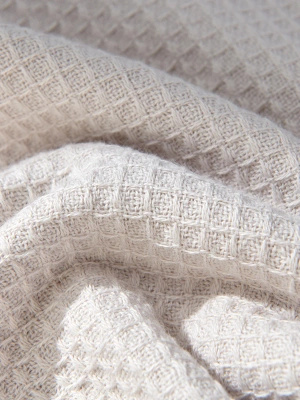 Handtuch Waffel Checky Kaschmir