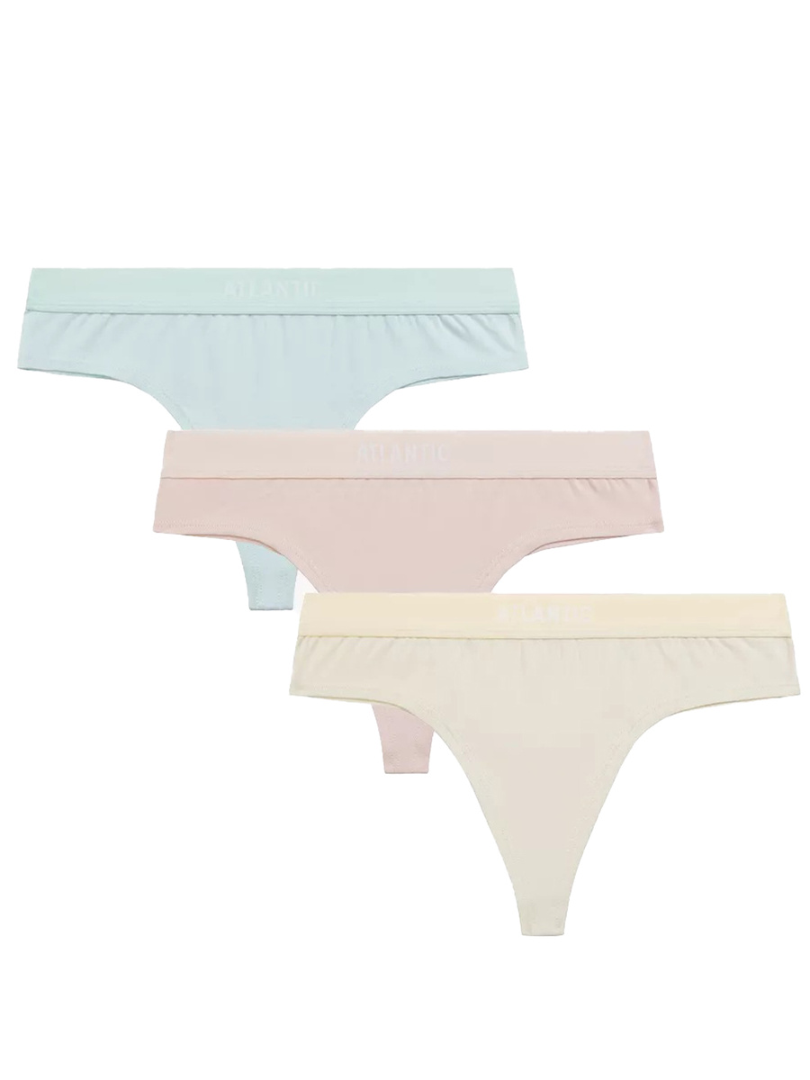 Damentangas 3CLP-013 Gelb Beige Grün Rosa