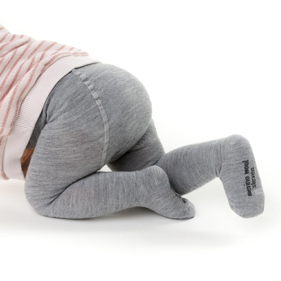 Rajstopki z wełny merino art. 130 TP003 bordowy