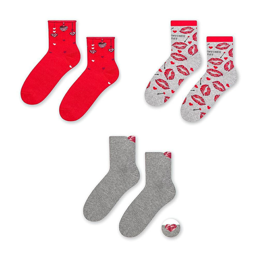 Sockenset für Frauen zum Valentinstag Steven