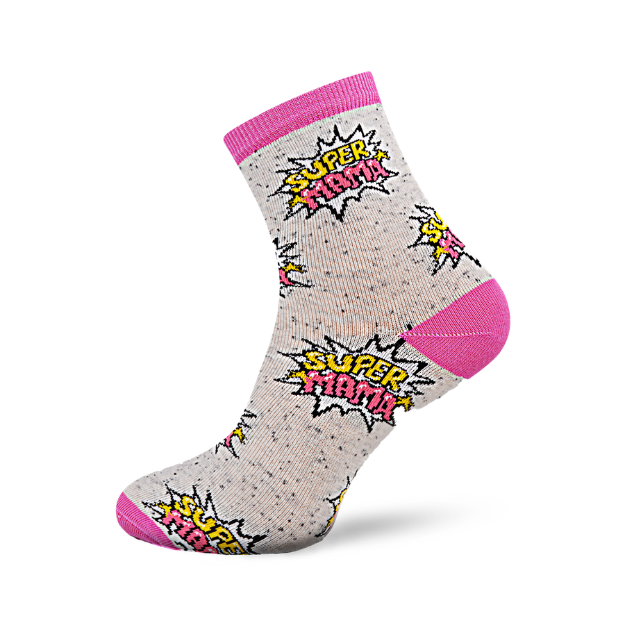 Skarpety wzorzyste DZIEŃ MAMY na prezent Milena