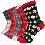 Damen Weihnachtssocken 5er-Pack