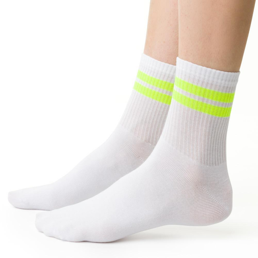 Damen Sportsocken Serie Weiß