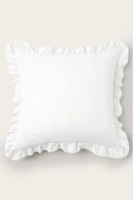 Cushion Cover Ruffy Premium White