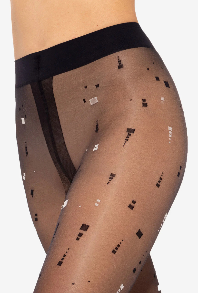 Pixi gemusterte Strumpfhose 20 Den