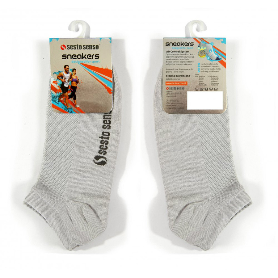 Sneakersocken Serie P73 Grau