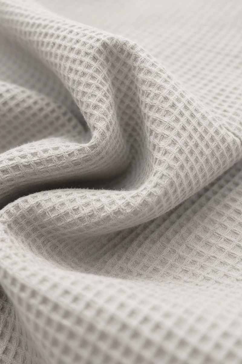 S BATHROBE WAFFLE GREY XXL