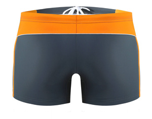 Badeboxer Herren BD384 Grau-Orange