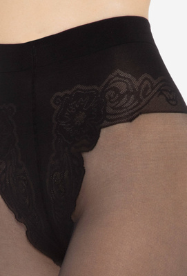 Rajstopy damskie z koronkową częścią majteczkową MONICA 20 den Gatta