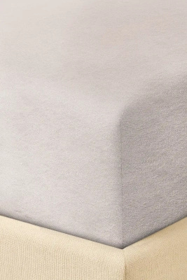 Frotte-Bettlaken Grau