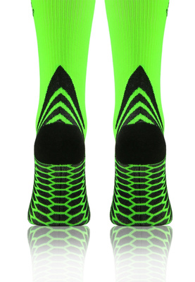 Lange Sportliche Kompressionssocken 2er Set Blau, Grün