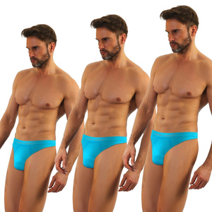 3x Herren nahtloser Sport STRING von Sesto Senso