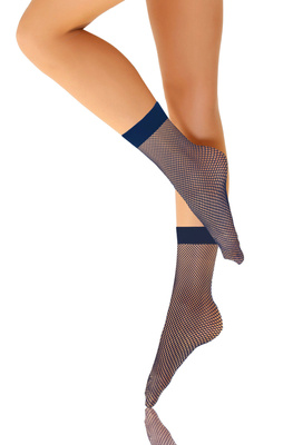 Netzsocken Kora Blau