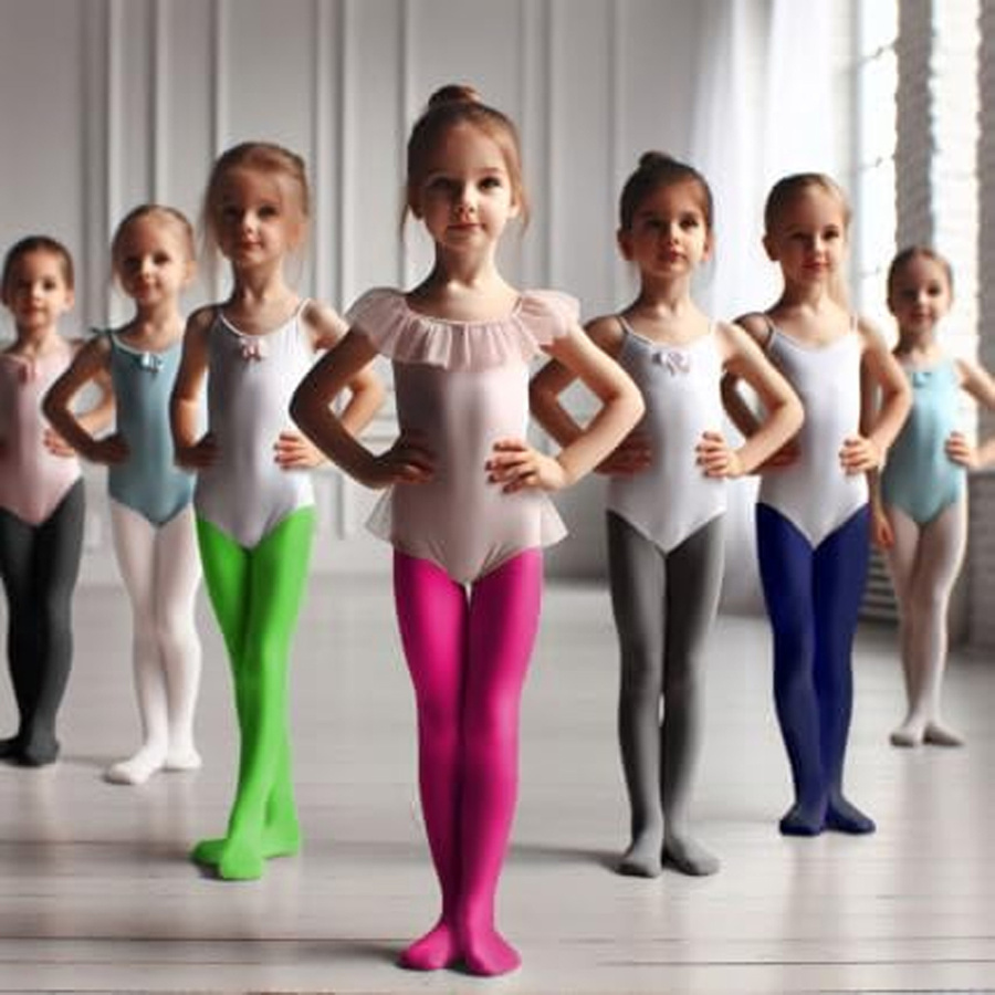 Mädchenstrumpfhose Claudia Grau