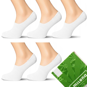 Șosete invizibile bambus 5x cu perniță de gel