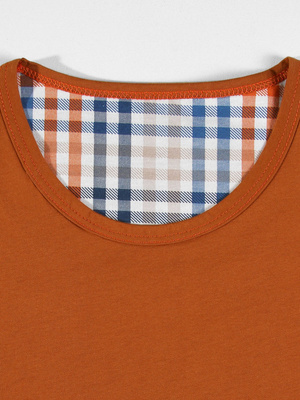 Herrenschlafanzug Serie Braun