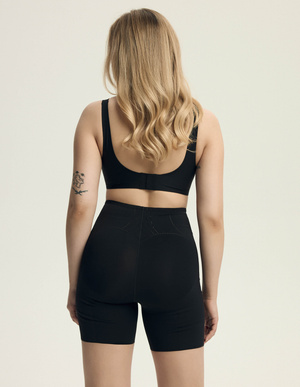 Modelliershorts Schwarz Nahtlos