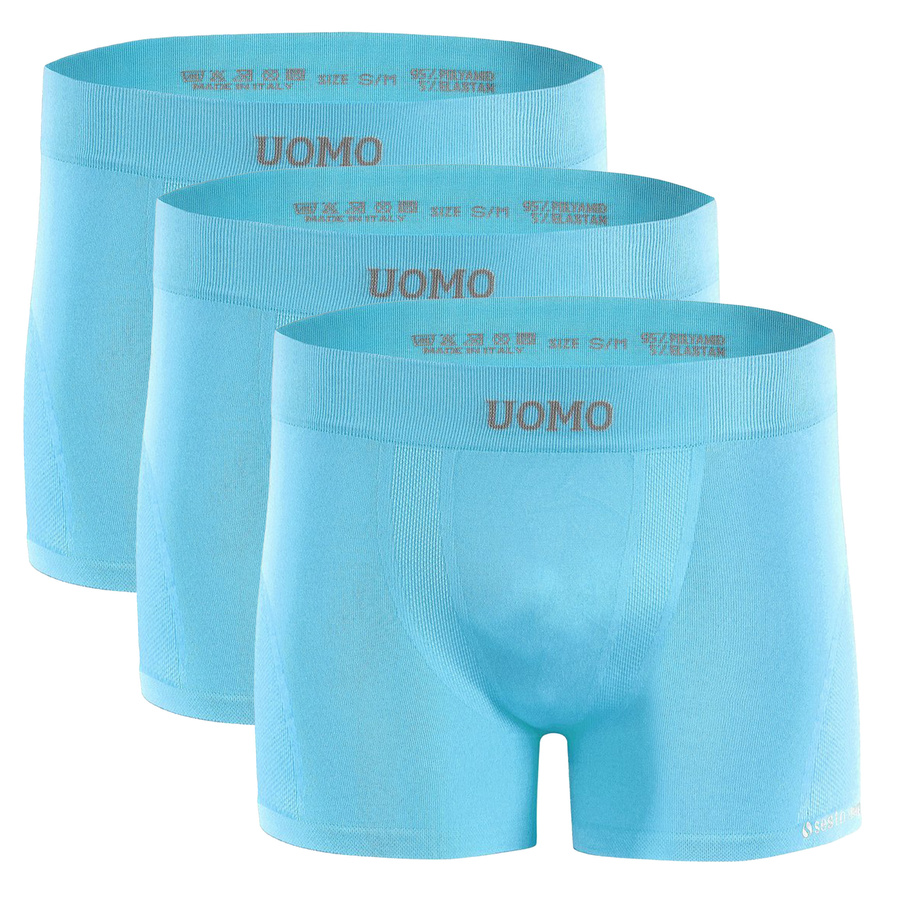 Nahtlose Herren-Boxershorts BM07 Hellblau
