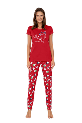 Damska piżama świąteczna z bawełny Kasjana Italian Fashion