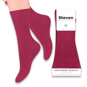 Compression-Free Cotton Socks Art. 018 Burgundy