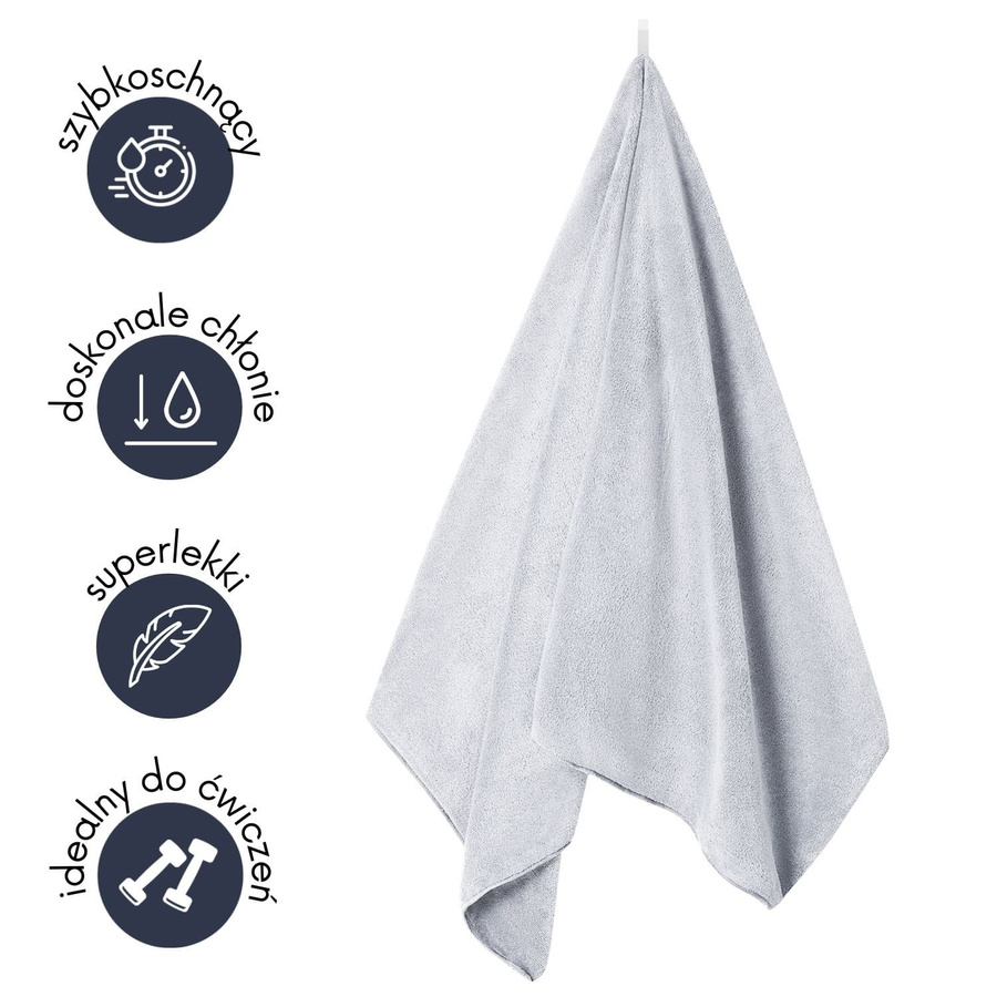 Handtuch Active Grau