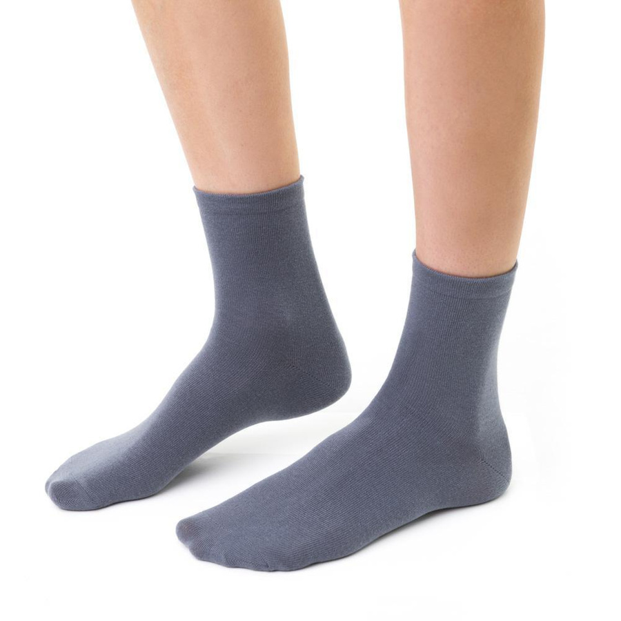 Frauensocken Kunst. 037 dunkelgrau Steven