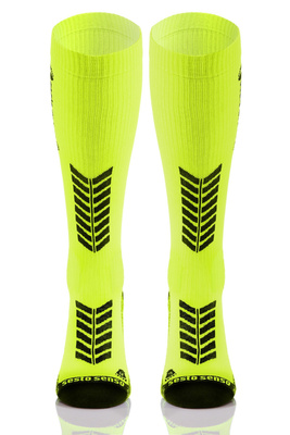 2x Sportowe KOMPRESYJNE długie skarpety do biegania Sesto Senso