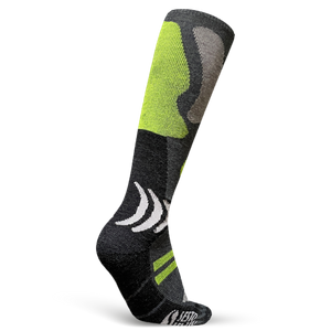 Ciepłe WEŁNIANE skarpety narciarskie, oddychające, antybakteryjne SN Sesto Senso