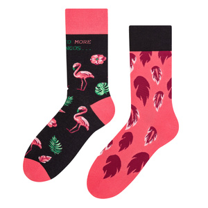 Farbige Damen/Herren Flamingo-Socken Mehr Mode