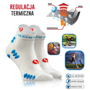 Sportsocken SKB09 Weiß