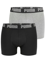 Men's Boxer Shorts 2 Pack Puma Comfort Stretch Grey/Black