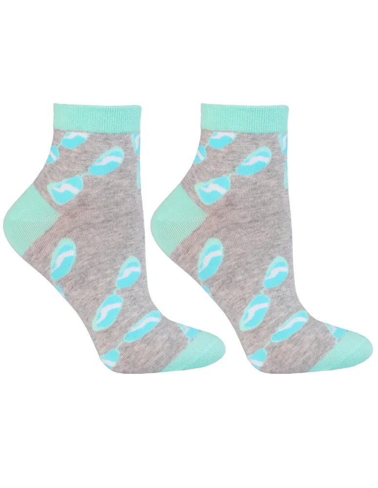 Luxury Cotton Women's Multicolor Socks