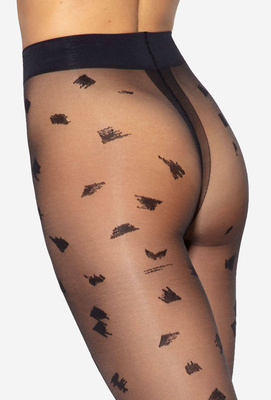 Gatta Arti 04 Transparente gemusterte Strumpfhose für Frauen