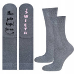 SOXO Frauen lange Socken mit Aufschrift Baumwolle Geschenk