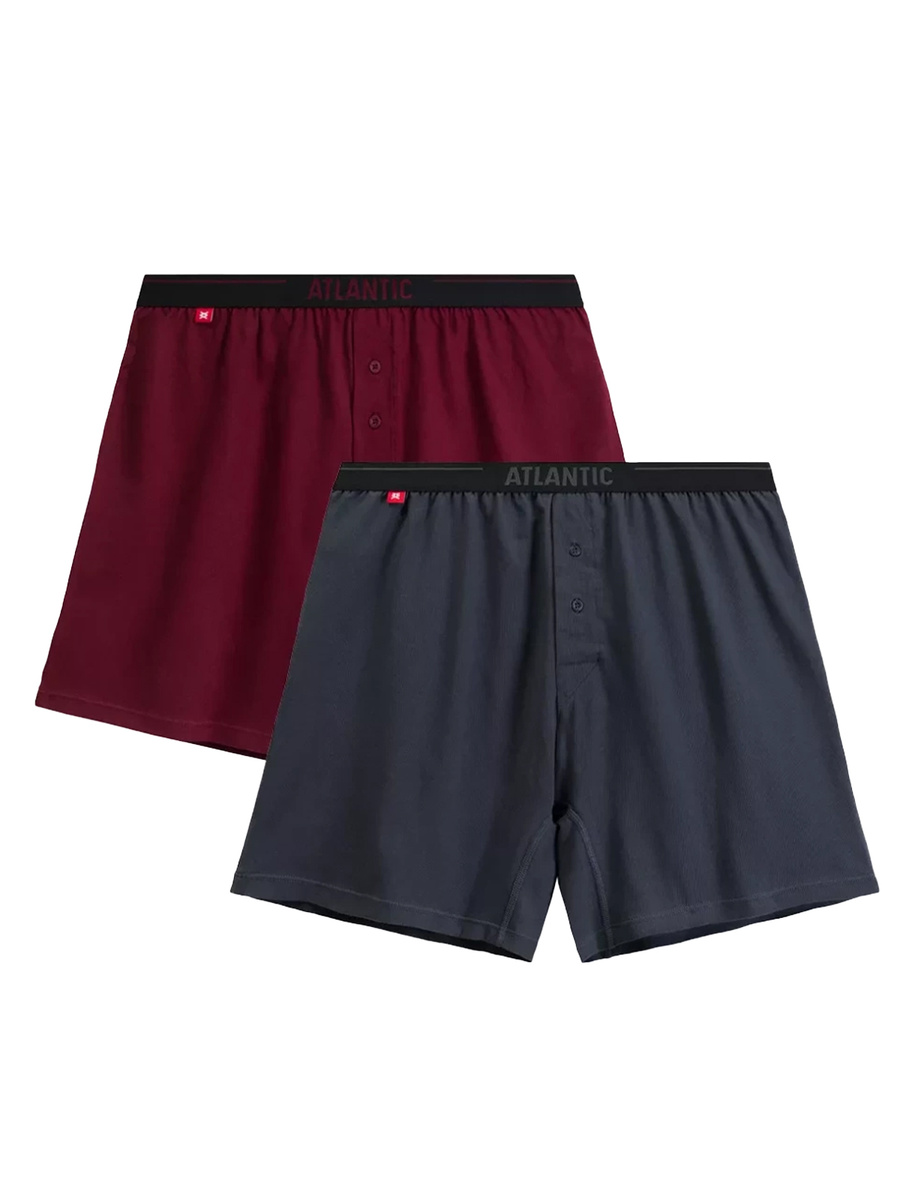 Boxershorts 2MBX-025 Grau Rot