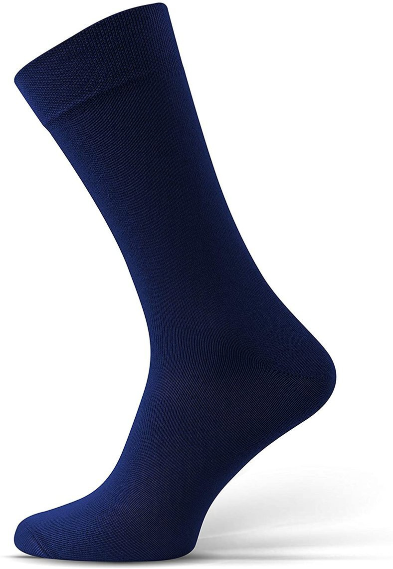 Sesto Senso Herren Anzugsocken – Klassische Baumwollsocken mit Lin Toe® Technologie, Atmungsaktiv, Elastisch, Für Formelle Anlässe, Blau, 90% Baumwolle, Bequem und Strapazierfähig, EU-Hergestellt